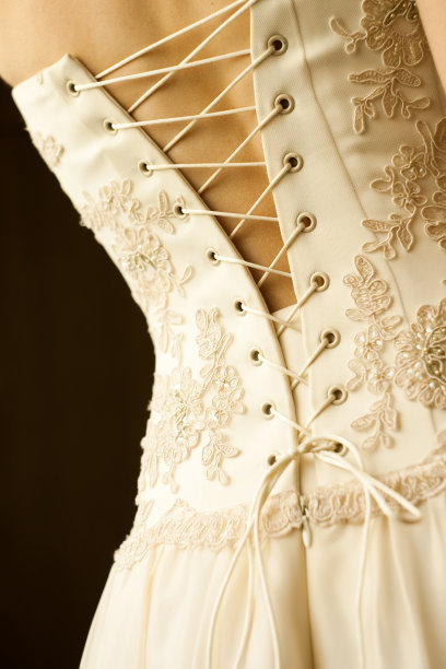 婚纱上的蕾丝图片下载