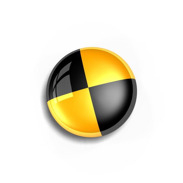 三维碰撞试验标志图片下载