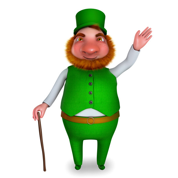 圣帕特里克节小妖精图片下载