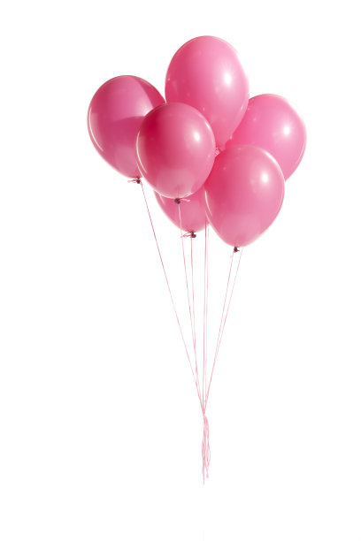粉色的气球图片下载