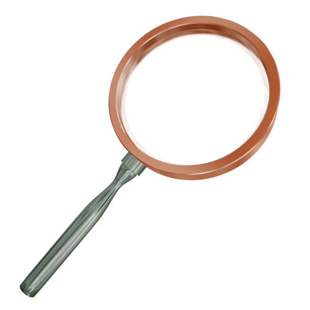 放大镜在白图片下载