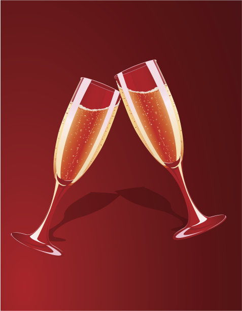 香槟酒杯泼图片下载
