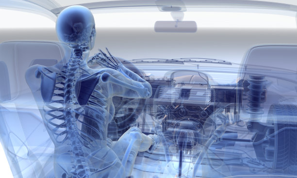 女人开车的透明性图片下载