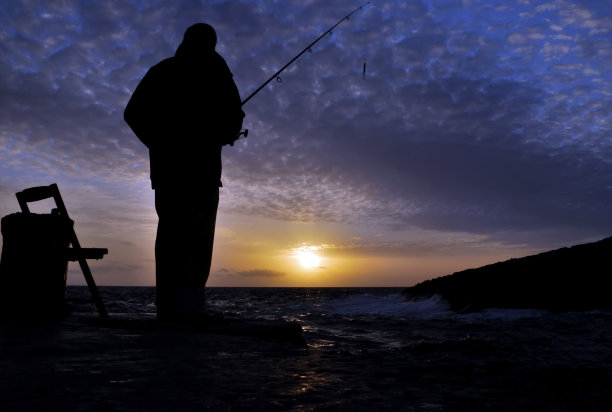 渔夫在黄昏图片下载