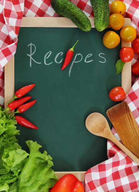 蔬菜仍然有生命，食谱空白图片下载