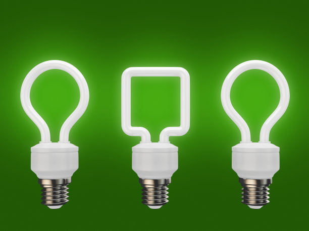 3d节能灯泡，荧光灯图片下载