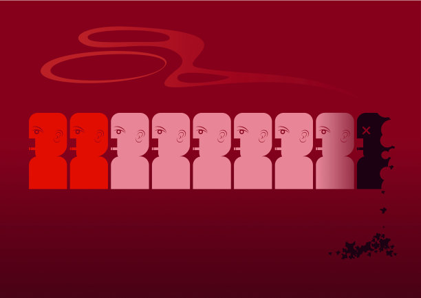 因吸烟而死亡图片下载