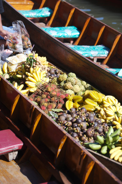 水上市场水果船图片下载