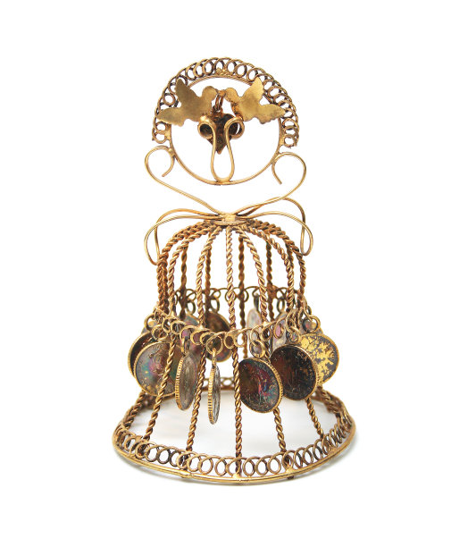 孤立的阿拉斯婚礼硬币图片下载