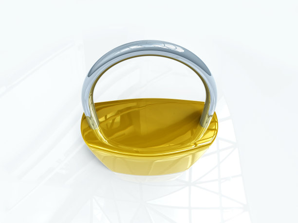 金色的挂锁图片下载