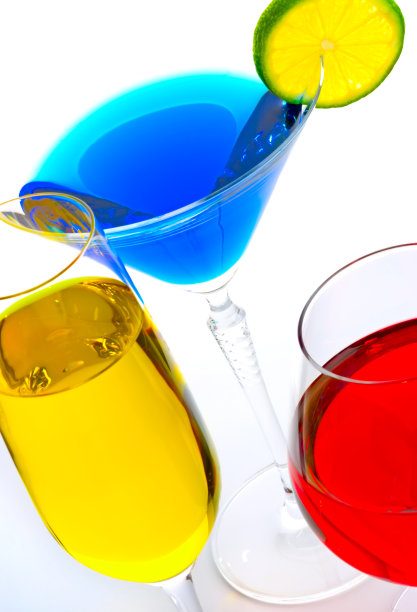 五颜六色的饮料图片下载