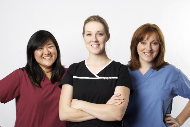 快乐多元化的医疗专业人员图片下载