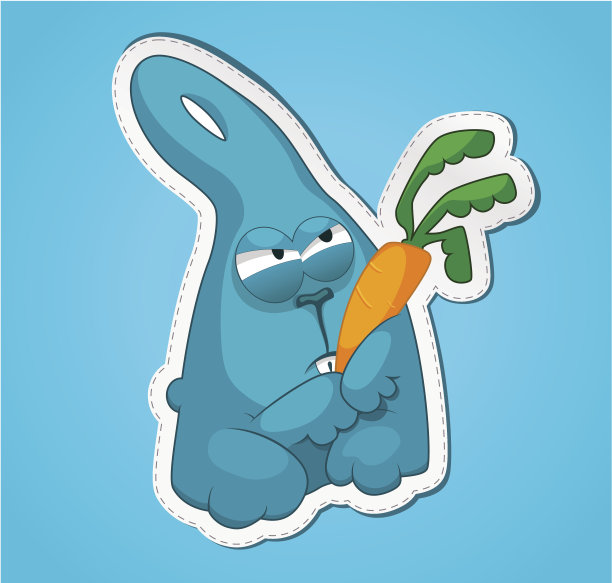兔子的胡萝卜图片下载