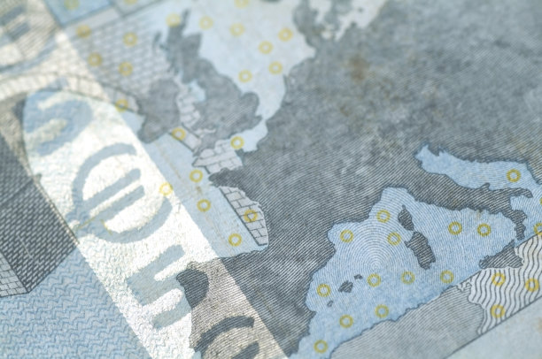 5欧元纸币宏观图片下载