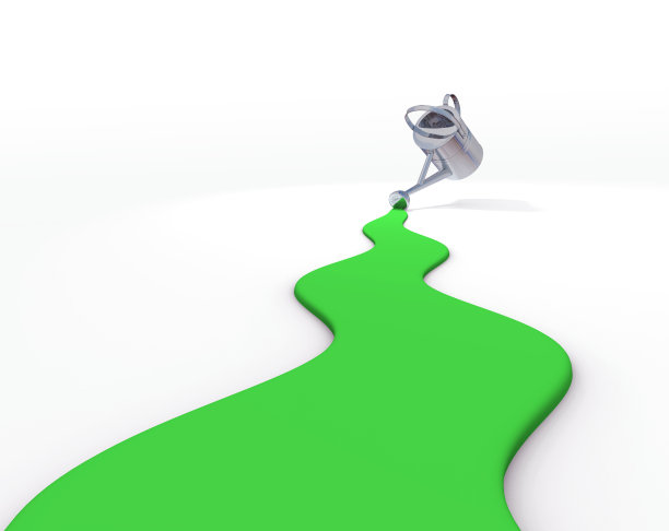 绿色轨道后浇壶图片下载