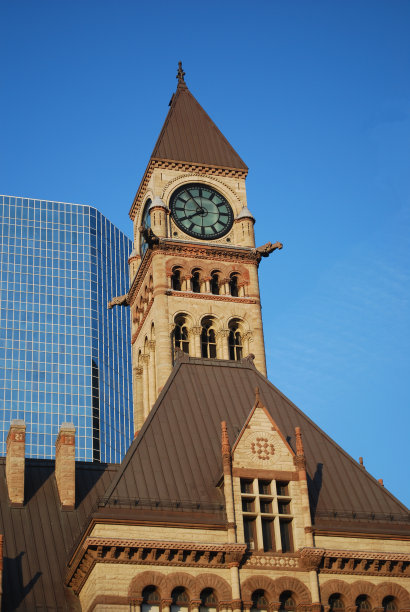 加拿大多伦多市中心的钟楼图片下载