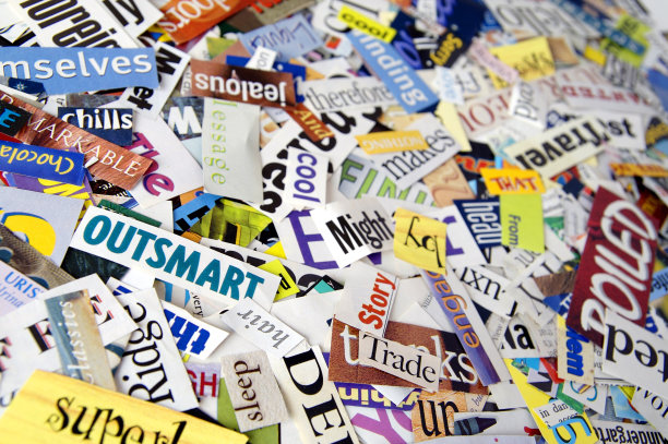 杂志剪报背景图片下载