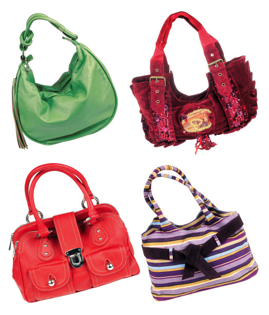 四个时尚包剪出来图片下载