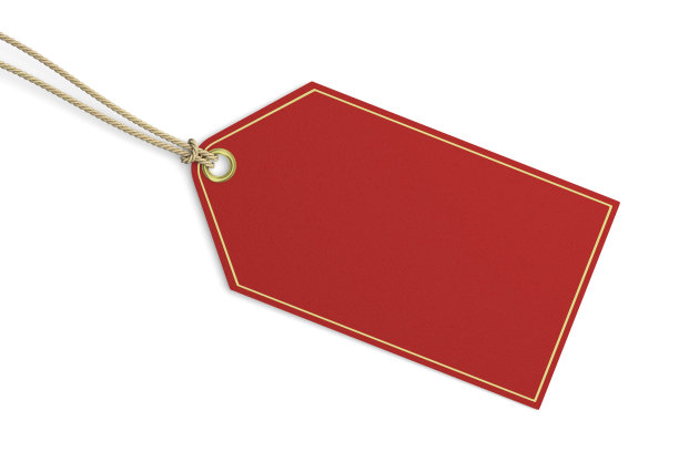 空白红色价签图片下载