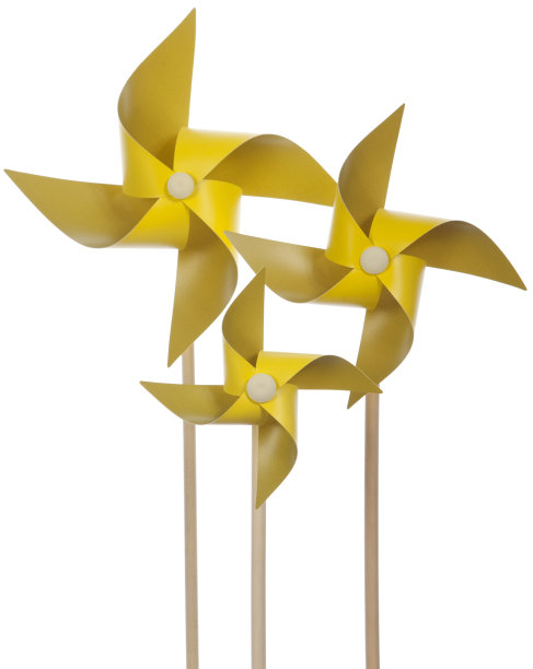 黄色风车-增加了剪切路径图片下载