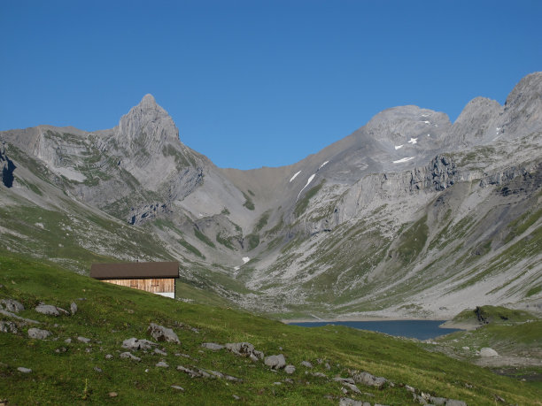美丽的平滑阿尔卑斯山图片下载