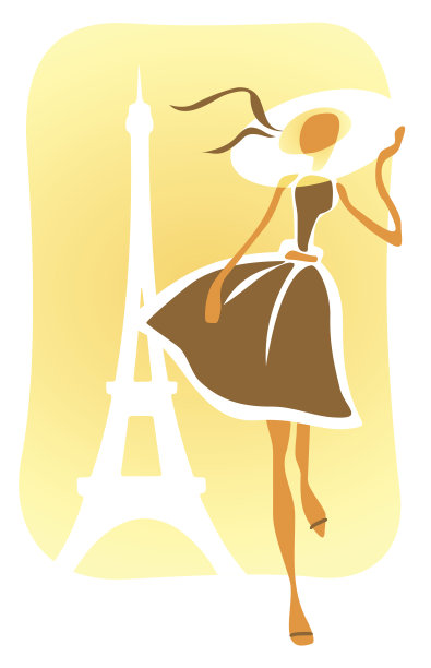 巴黎的女孩图片下载