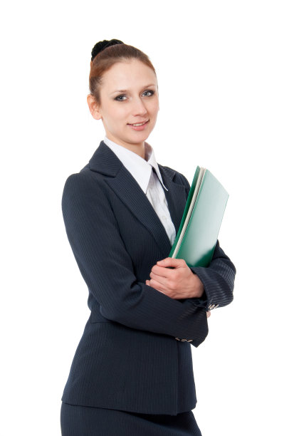 商业女性和纸质记录图片下载