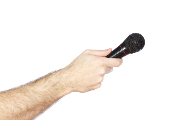 递延麦克风侧视图图片下载