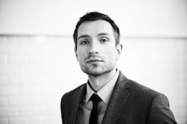 商人的黑色,白色的写真图片下载