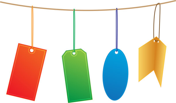 空白的价格标签图片下载