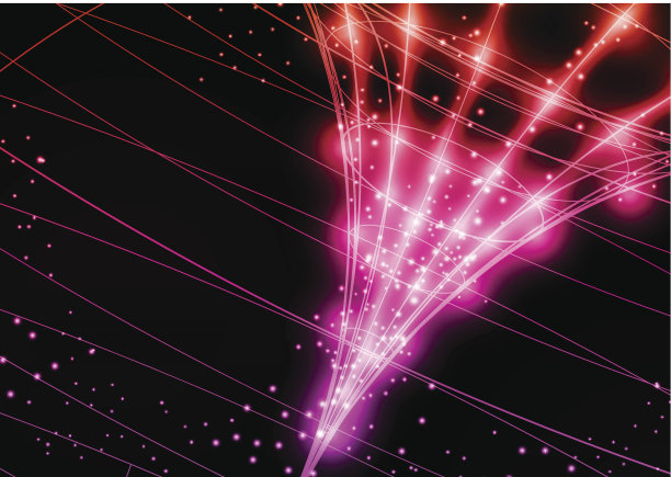 霓虹灯技术背景。图片下载