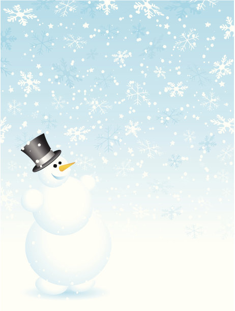 快乐的雪人图片下载