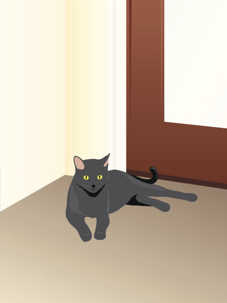 黑色的猫图片下载