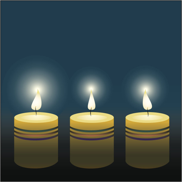 很酷的节日蜡烛图片下载