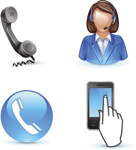 呼叫中心图标素材图片