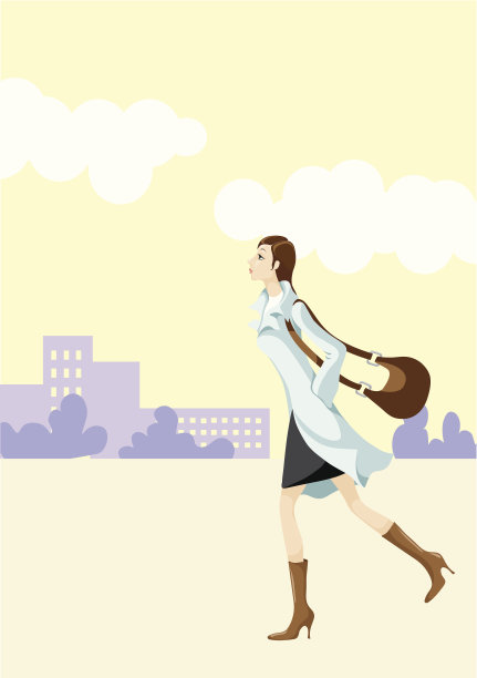 跑步的女人图片下载