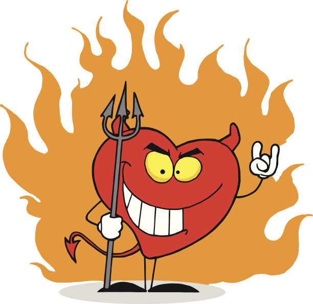 火焰恶魔的心图片下载