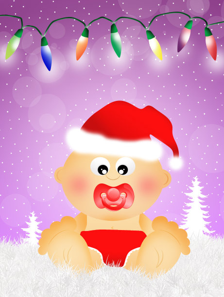 孩子在圣诞节图片下载