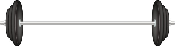 经典的杠铃图片下载