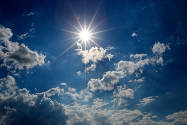 蓝色的天空图片下载