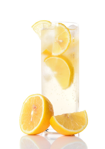 冷饮加柠檬和薄荷图片下载