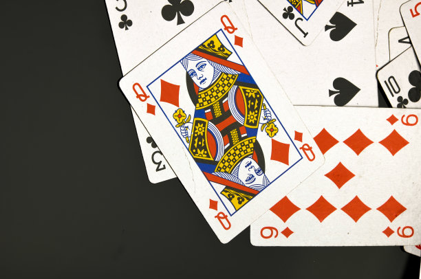 赌博游戏上的黑色背景图片下载