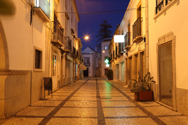 葡萄牙塔维拉的街道图片下载