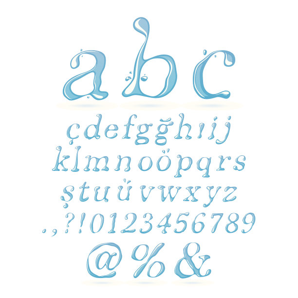 水字母、小写字母、斜体图片下载