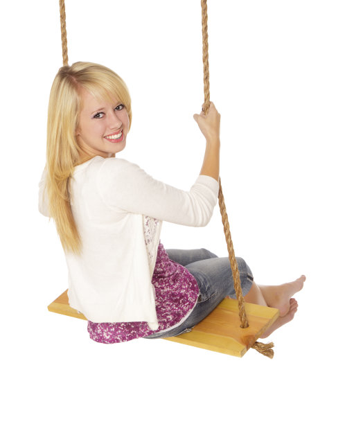 女孩在摇摆图片下载