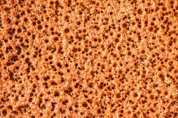 香蕉蛋糕和棕色背景图片下载