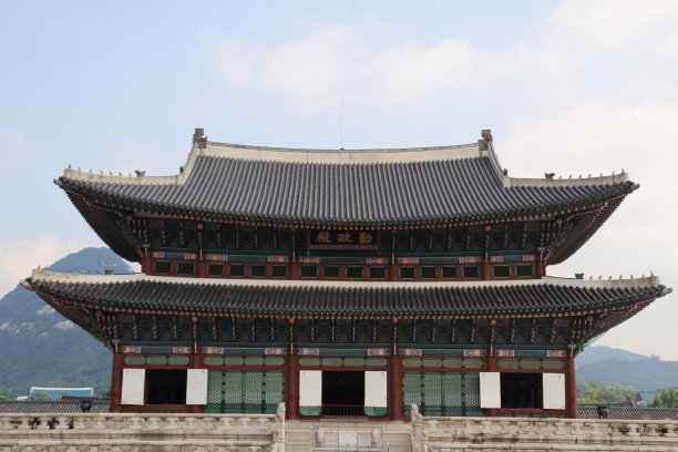 Geunjeongjeon(主王座厅)在韩国首尔图片下载