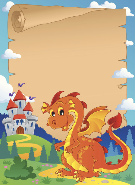 童话主题羊皮纸3图片下载