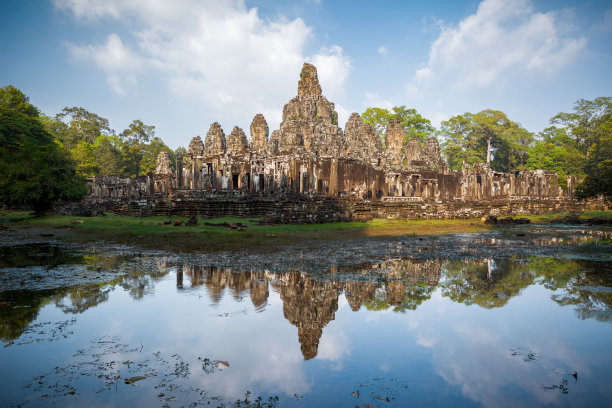 柬埔寨的巴戎寺图片下载