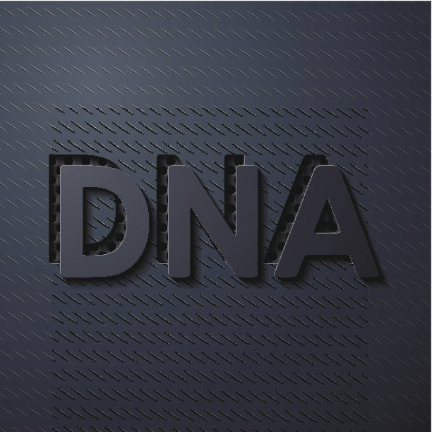 科学术语DNA，金属层和平面图片下载